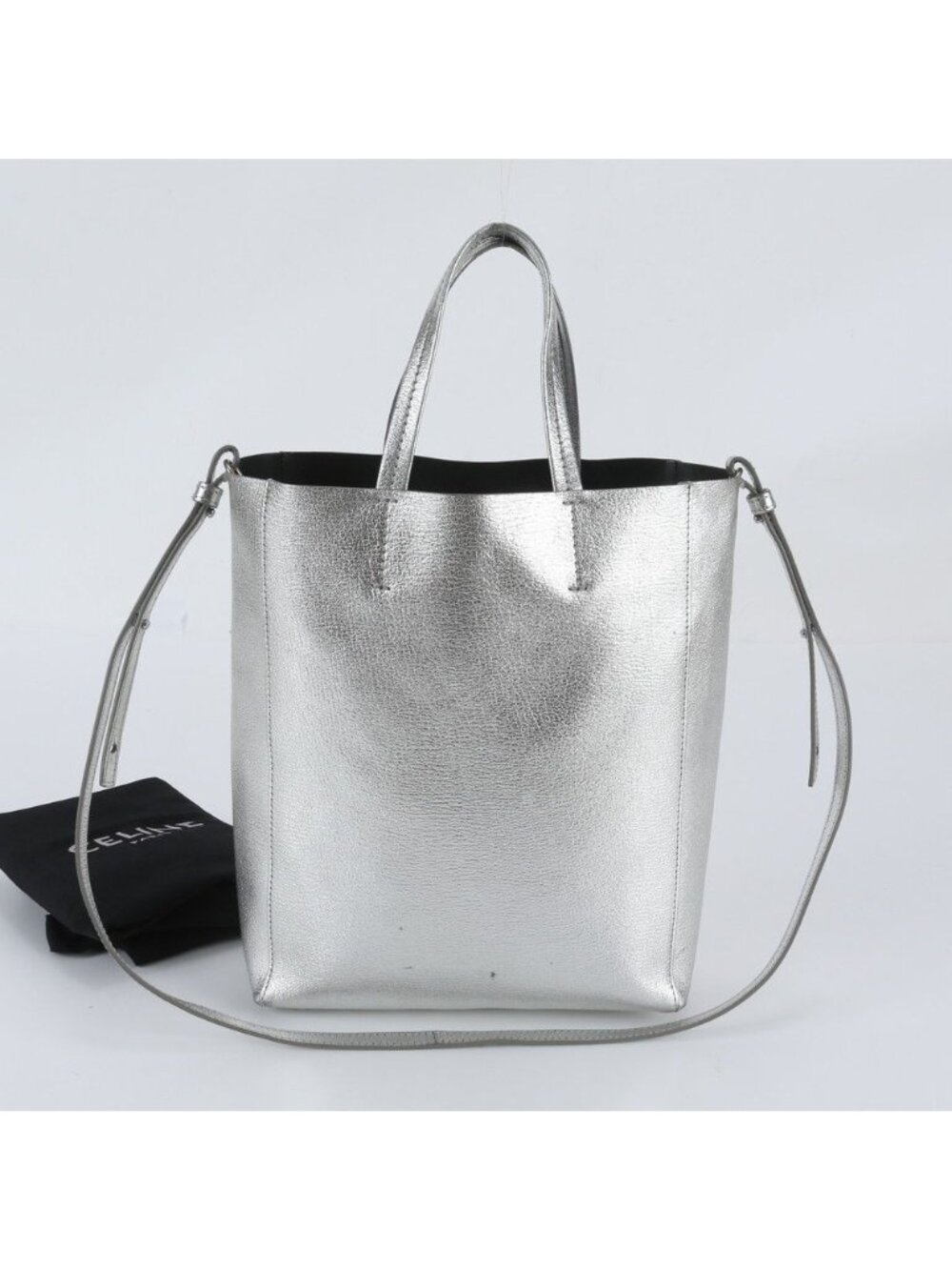 Celine Vertical Cabas Small Leather 2-Way Shoulder Bag Crossbody Hand